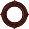 Ekena Millwork Benson Ceiling Medallion (Canopies up to 6 1/8"), 11 1/8"OD x 6 1/8"ID x 5/8"P, Brushed Mahogany CM11BNBMF - alternate 1
